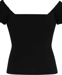 COLLECTIF Pin-up Sasha Plain Black | T-SHIRT -VERA’S EYECANDY Shop collectif sasha plain black t shirt 3 7969f967 b829 4e9a 898c 84e50265eb25 700x700