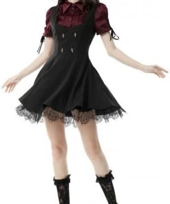 DARK IN LOVE All Academy Doll | DRESS -VERA’S EYECANDY Shop dark in love academy doll strap dress 4 83981730 c976 47ed a870 2700db747465 700x700