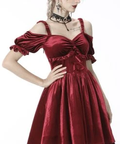 DARK IN LOVE All Bella [Red Velvet] | PARTY DRESS -VERA’S EYECANDY Shop dark in love bella red velvet party dress 7 0d2f2024 4f03 4ae3 b5ab ca259c9e413f 700x700