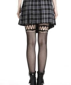DARK IN LOVE Grunge Pleated Grid Irregular [Black] | HEM SKIRT -VERA’S EYECANDY Shop dark in love grid irregular hem skirt 3 95c7dbf0 3bf0 46a0 97d7 091c6323a4ac 700x700