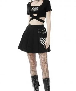 DARK IN LOVE All Cross My Heart | PLEATED SKIRT -VERA’S EYECANDY Shop dark in love heart check black white pleated skirt 7 48df354a 37a4 4de2 b400 414418764f5c 700x700