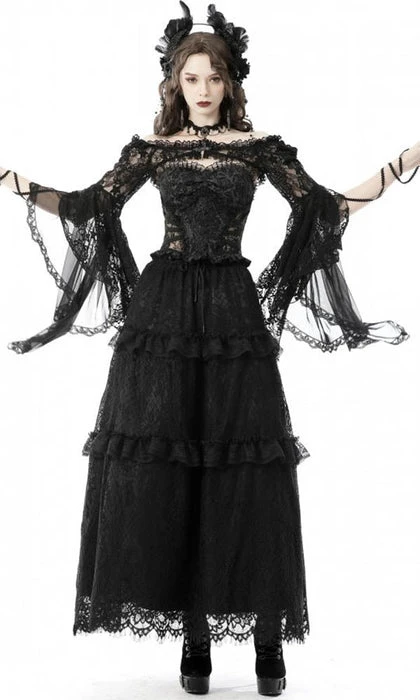 Shadow Temptress | BELL SLEEVE TOP DARK IN LOVE Lolita Shadow Temptress | BELL SLEEVE TOP -VERA’S EYECANDY Shop dark in love mesh bell lace cape 1 e8cc02f9 93f5 4dc2 8148