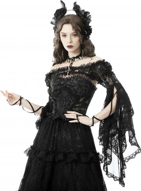 Shadow Temptress | BELL SLEEVE TOP DARK IN LOVE Lolita Shadow Temptress | BELL SLEEVE TOP -VERA’S EYECANDY Shop dark in love mesh bell lace cape 7 4954c36d 2b5f 4cf9 9a10