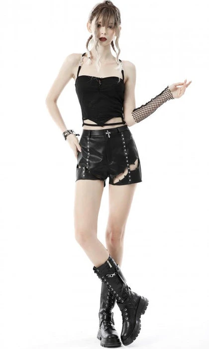 Lara | HALTER TOP DARK IN LOVE Punky Colour Lara | HALTER TOP -VERA’S EYECANDY Shop dark in love punk thru hole fabric halter top 5 098b0c20 e6be 4165 83fa