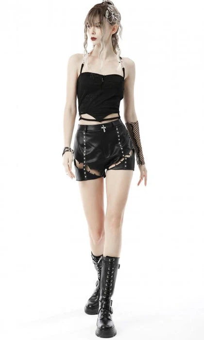 Lara | HALTER TOP DARK IN LOVE Punky Colour Lara | HALTER TOP -VERA’S EYECANDY Shop dark in love punk thru hole fabric halter top 8 0e31c59b b932 45aa aac3