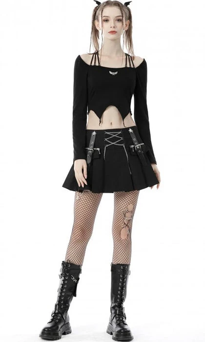 Rock Chain | PLEATED MINI SKIRT* DARK IN LOVE Punky Colour Rock Chain | PLEATED MINI SKIRT* -VERA’S EYECANDY Shop dark in love rock chain pleated mini skirt 10 ebffd1fb 59ed 4a2d 873c