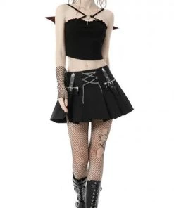 DARK IN LOVE Punky Colour Rock Chain | PLEATED MINI SKIRT* 4 DARK IN LOVE Punky Colour Rock Chain | PLEATED MINI SKIRT* -VERA’S EYECANDY Shop dark in love rock chain pleated mini skirt 2 91e4fbcf 745d 42bc ae63 c89403ac22a0 700x700