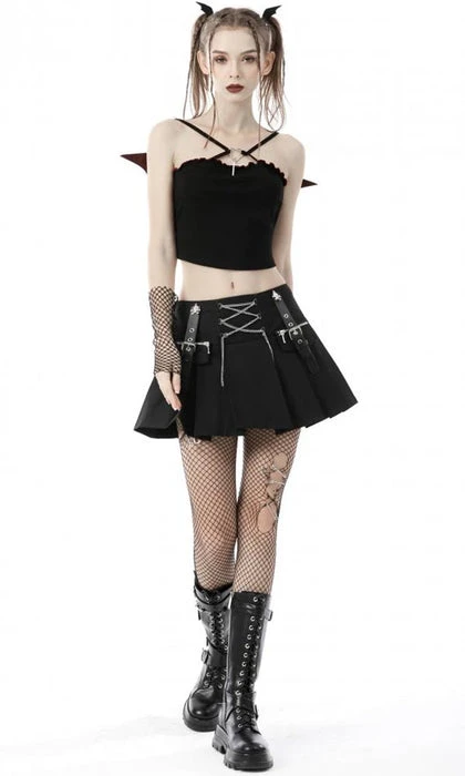 Rock Chain | PLEATED MINI SKIRT* DARK IN LOVE Punky Colour Rock Chain | PLEATED MINI SKIRT* -VERA’S EYECANDY Shop dark in love rock chain pleated mini skirt 2 91e4fbcf 745d 42bc ae63