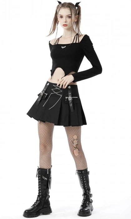 Rock Chain | PLEATED MINI SKIRT* DARK IN LOVE Punky Colour Rock Chain | PLEATED MINI SKIRT* -VERA’S EYECANDY Shop dark in love rock chain pleated mini skirt 9 b23ddf82 dd3e 40f1 93eb