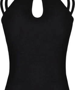 DARK IN LOVE Punky Colour Splicing | TOP -VERA’S EYECANDY Shop dark in love splicing non sleeves t shirt 3 543dda59 c8be 4e09 9afb adecbc563ffd 700x700