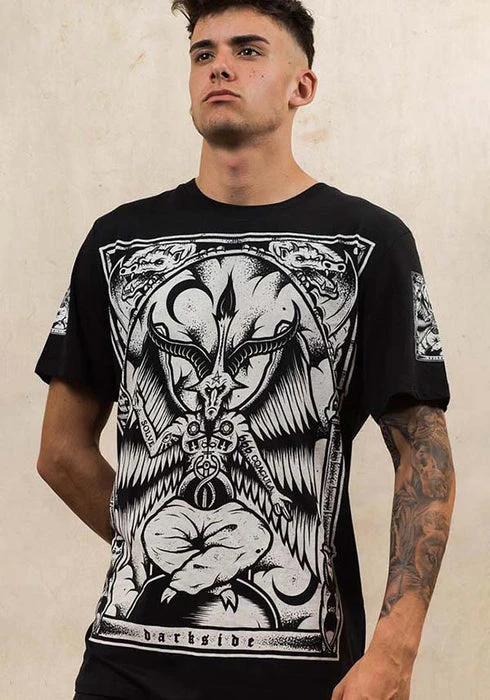 Baphomet | T-SHIRT DARKSIDE CLOTHING Mens Clothing Baphomet | T-SHIRT -VERA’S EYECANDY Shop darksite clothing baphomet t shirt 2 636716f6 94d7 460e b98d