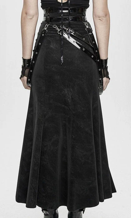 DEVIL FASHION Cyberpunk Punk Strapped | LONG SKIRT - Image 2