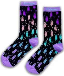 ECTOGASM Rainbow Ghosts | CREW SOCKS