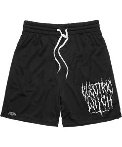 ELECTRIC WITCH Mens Clothing Black Metal | GYM SHORTS