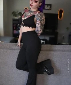 FOREST INK Corporate + Office Wear Bat Wing | FLARE PANTS