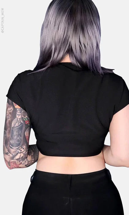 FOREST INK All Dark Matter | FRONT TIE TOP - Image 4