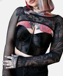 FOREST INK All Helena Fishnet Super | CROP TOP