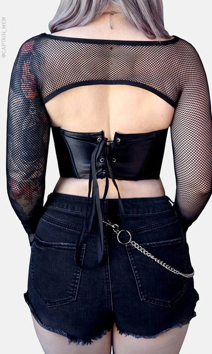 Helena Fishnet Super | CROP TOP FOREST INK All Helena Fishnet Super | CROP TOP -VERA’S EYECANDY Shop forest ink helena fishnet super crop top 3 71bf66f0 6175 411a b8c2