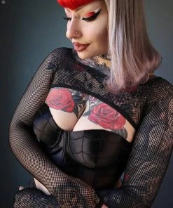 FOREST INK All Helena Fishnet Super | CROP TOP 6 FOREST INK All Helena Fishnet Super | CROP TOP -VERA’S EYECANDY Shop forest ink helena fishnet super crop top 5 87687128 8f64 42eb 8a22 5f3fbe501505 700x700