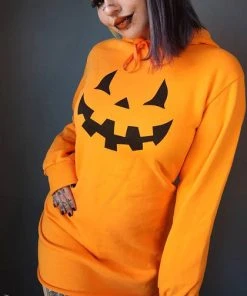 FOREST INK Halloween Haunted Hallows | HOODIE DRESS* -VERA’S EYECANDY Shop forest ink jack o lantern hoodie dress 5 a4d9ae99 737a 4d0c ae7a b890291eb550 700x700