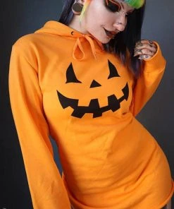 FOREST INK Halloween Haunted Hallows | HOODIE DRESS* -VERA’S EYECANDY Shop forest ink jack o lantern hoodie dress 6 70f3a93d 8e4d 4eb7 bd91 920f2f275182 700x700