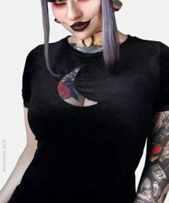 FOREST INK The Moon Moon Mesh | LACE TOP**