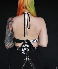 FOREST INK Halloween Jack O' Lantern [Night Shade] | O-RING HALTER TOP* -VERA’S EYECANDY Shop forest ink night shade jack o lantern o ring halter top 5 b46bc48d 9447 4763 b53f 8db33994db7a 700x700