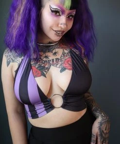 FOREST INK Beetlejuice Nightshade | HALTER TOP
