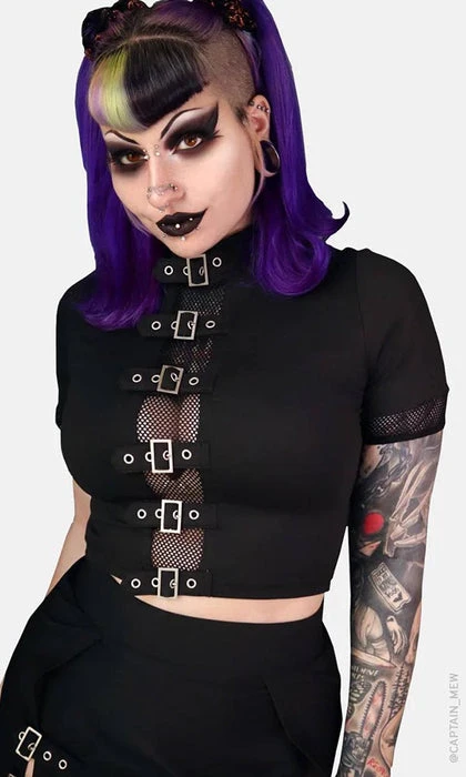 FOREST INK Fetish Winona | BUCKLE TOP