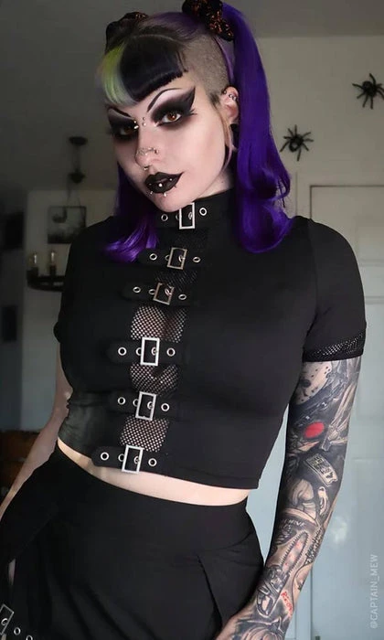 FOREST INK Fetish Winona | BUCKLE TOP - Image 3