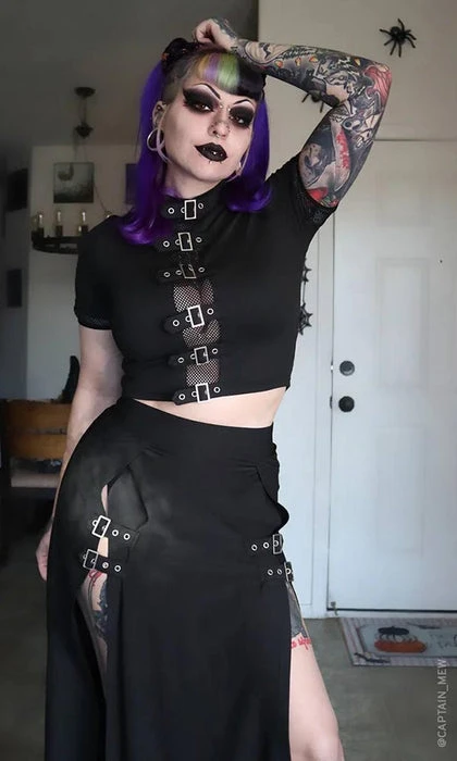 FOREST INK Fetish Winona | BUCKLE TOP - Image 4