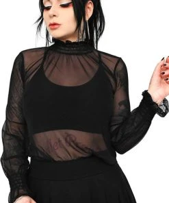FOXBLOOD All Andrea Mesh | LONG SLEEVE TOP