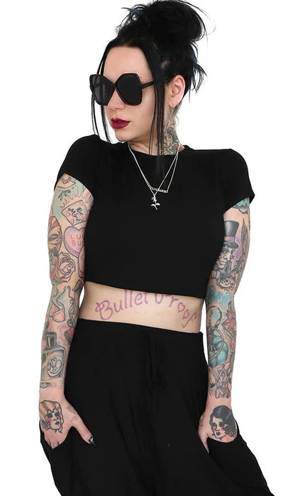 FOXBLOOD All Easy | CROP TEE` 5 FOXBLOOD All Easy | CROP TEE` - Image 3