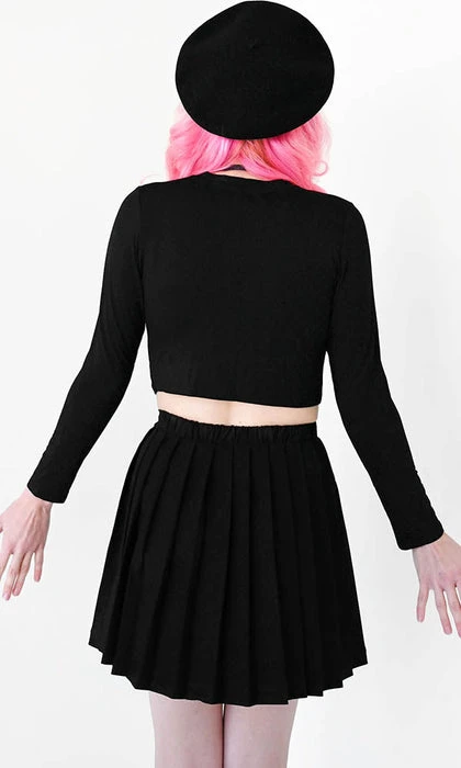 All Foxblood | CROP LONG SLEEVE T-SHIRT - Image 3