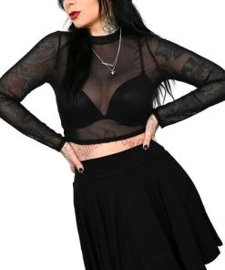 FOXBLOOD All Mesh | LONG SLEEVE CROP TOP` -VERA’S EYECANDY Shop foxblood mesh long sleeve crop top 3 2750c0d3 43dd 4bad a268 1ca92bf6e14c 700x700