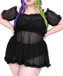 FOXBLOOD Valentines Penelope Mesh | BABYDOLL DRESS