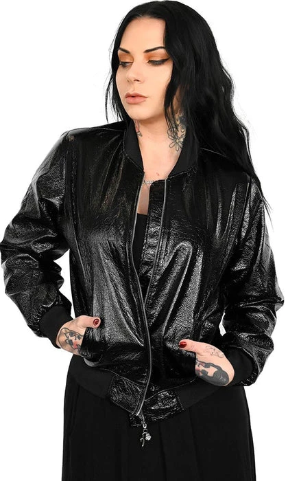 FOXBLOOD Punky Colour PVC Crackle | BOMBER JACKET* 3 FOXBLOOD Punky Colour PVC Crackle | BOMBER JACKET*