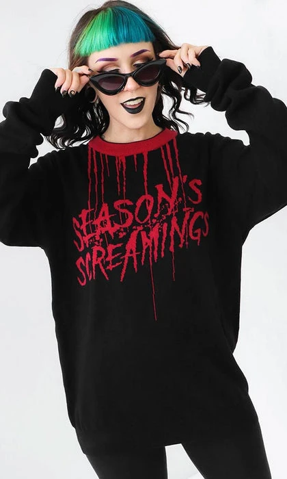 Season's Screamings | SWEATER* FOXBLOOD The Nightmare Before Christmas Season's Screamings | SWEATER* -VERA’S EYECANDY Shop foxblood seasons screamings sweater 2 feacd145 ef22 4bd4 b2ac