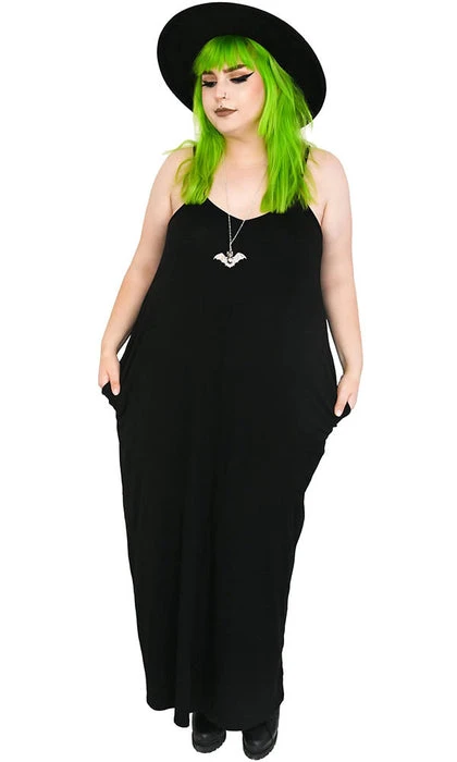 FOXBLOOD All Strappy Raven | MAXI DRESS - Image 3