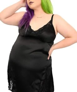 FOXBLOOD All Tiffany | SATIN SLIP DRESS*