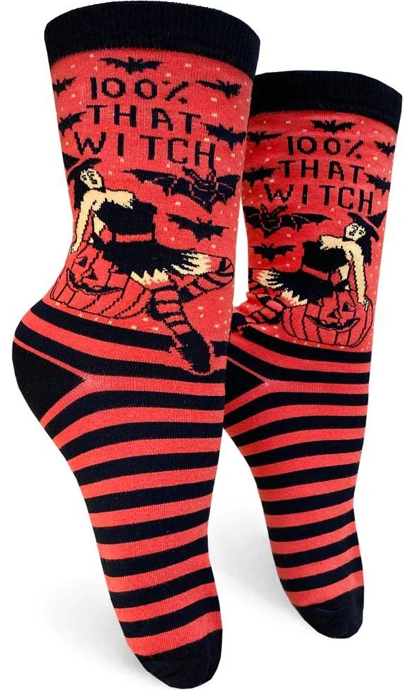 GROOVY THINGS Bats 100% That Witch | CREW SOCKS 3 GROOVY THINGS Bats 100% That Witch | CREW SOCKS