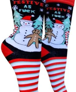 GROOVY THINGS The Nightmare Before Christmas Festive As F**k | CREW SOCKS