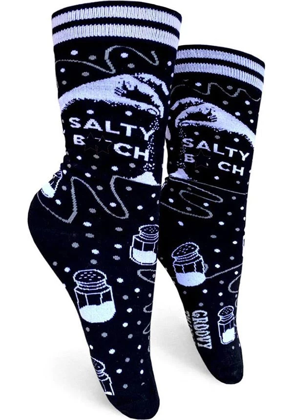 GROOVY THINGS Mens Clothing Salty B**ch | CREW SOCKS 3 GROOVY THINGS Mens Clothing Salty B**ch | CREW SOCKS