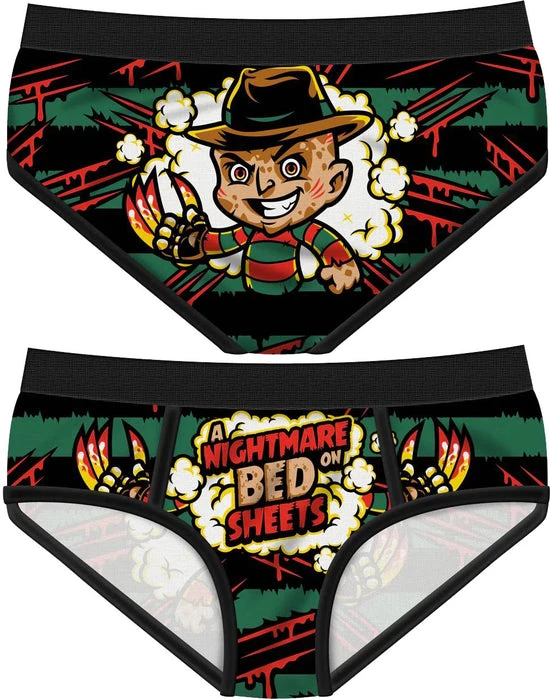 HAREBRAINED A Nightmare On Elm Street Nightmare On Bed Sheets | UNDERWEAR