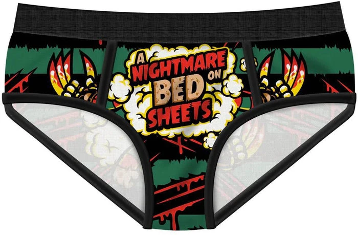 HAREBRAINED A Nightmare On Elm Street Nightmare On Bed Sheets | UNDERWEAR - Image 3