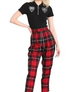 HELL BUNNY Punky Colour Brody | PANTS