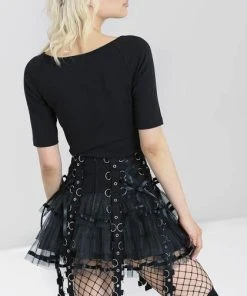 HELL BUNNY Punky Colour Chai [Black] | MINI SKIRT -VERA’S EYECANDY Shop hell bunny chai black mini skirt 2 c72e5a98 62d3 4652 8223 4622b0d79ced 700x700
