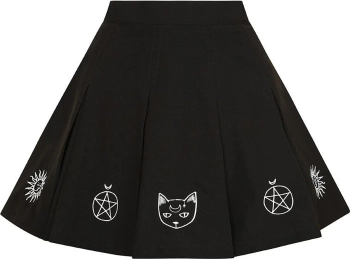 HELL BUNNY Cats Dawn | MINI SKIRT 3 HELL BUNNY Cats Dawn | MINI SKIRT