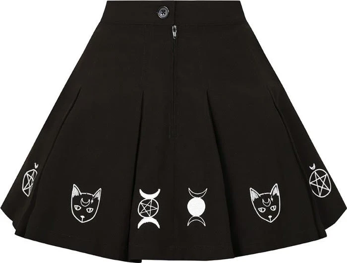 HELL BUNNY Cats Dawn | MINI SKIRT 8 HELL BUNNY Cats Dawn | MINI SKIRT - Image 6
