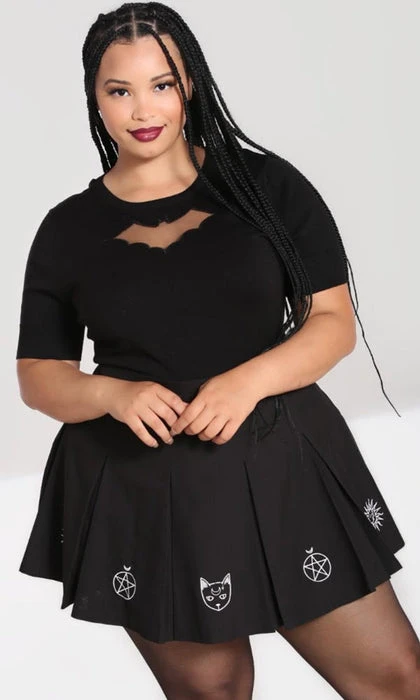 HELL BUNNY Cats Dawn | MINI SKIRT 11 HELL BUNNY Cats Dawn | MINI SKIRT - Image 9